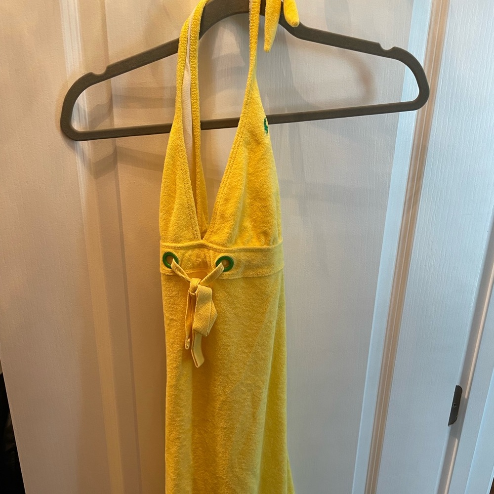 Ralph Lauren Terry halter coverup